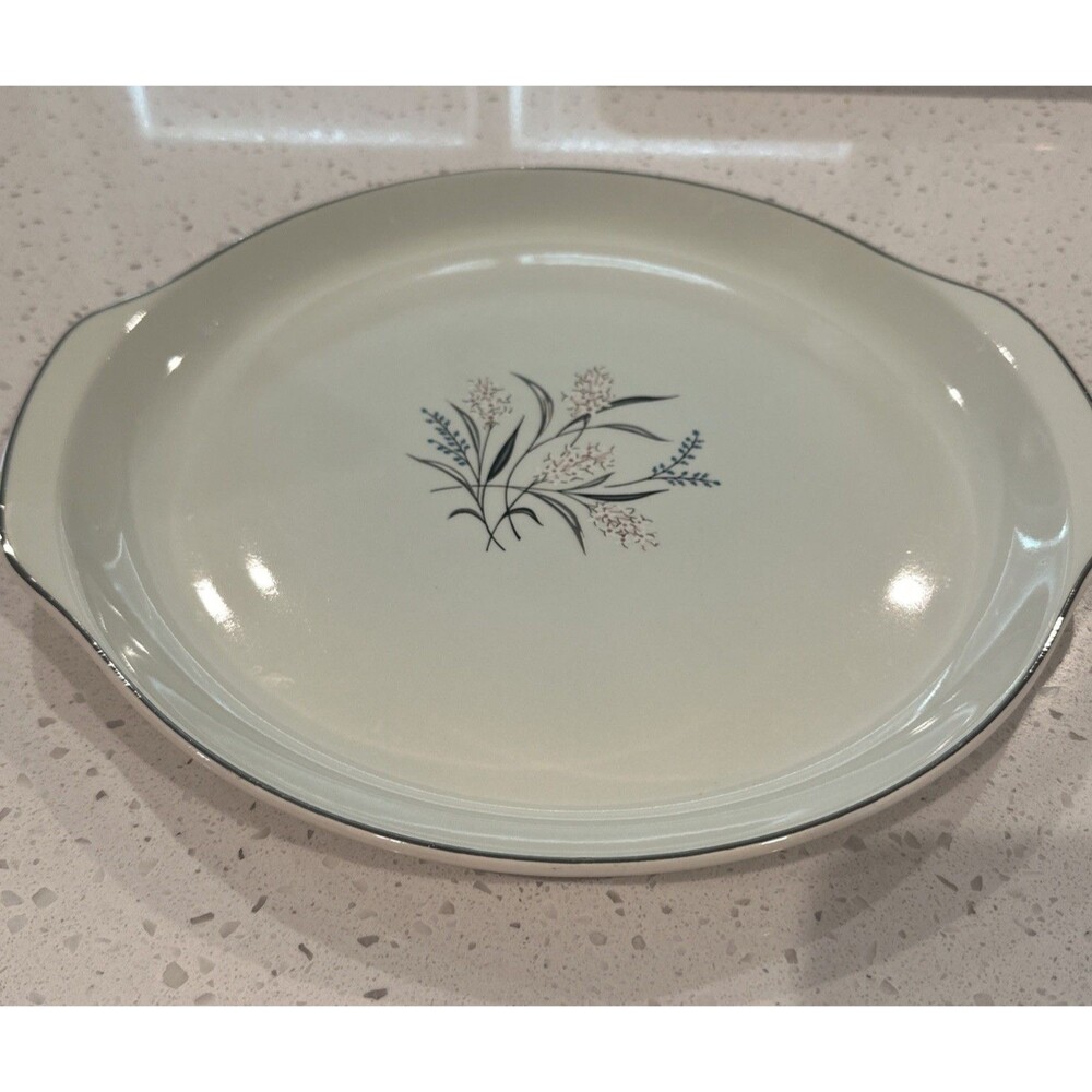 Harmony House Design #4582 Gloria Floral Plate Platter Serveware